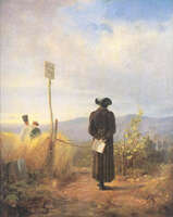 CarlSpitzweg - Der verbotene Weg, 1840