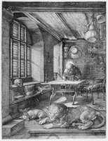 Albrecht Dürer, Hieronymus im Gehäuse, 1514