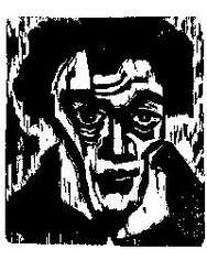 Heinz Tetzner, Prophet, Holzschnitt 1951.tif