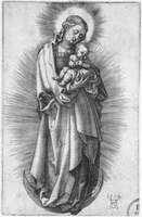 Albrecht Dürer, Die Madonna auf der Mondsichel, 1514
